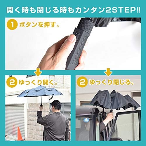 Amazon Co Jp Thanko 電動スムーズ開閉折りたたみ傘 Famfoumb ホーム キッチン