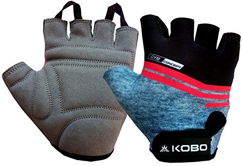 Kobo WTG-19 Gym Gloves/Fitness Weight Training Hand Protector