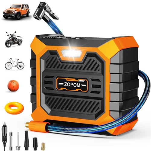 Tire Inflator Portable Air Compressor DC 12V Air Compressor Portable with Digital Pressure Gauge Air Pump for Car Tires - Car Accessories Bike, Ball, Motor - image 1