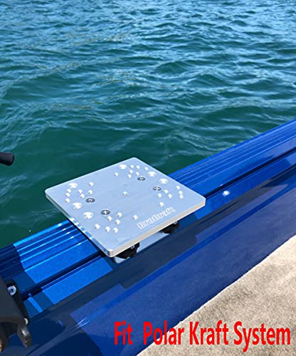 Brocraft Smoker Craft Boats 60 Degree Downrigger Bracket/Polar Kraft Track 60 Degree Downrigger Bracket #TOP3