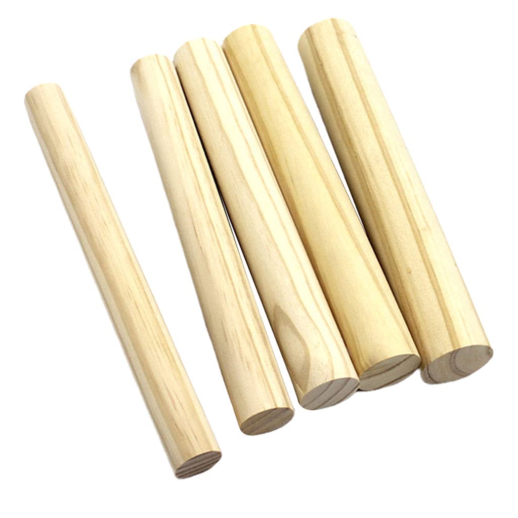 Amazon | Milageto 丸棒材 ヒバ 丸棒 欅 丸棒 2cm 2.5cm 3cm 3.5