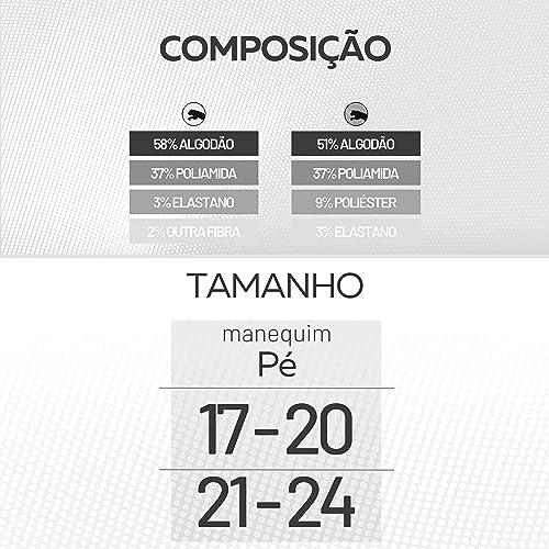 Kit 04 Pares de Meias Bebê Sapatilha Infantil Puma| KIT - A | 21-24