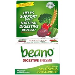 1 of Beano Digestive Enzyme, Helps Prevent Gas & Bloating, 100 Tablets