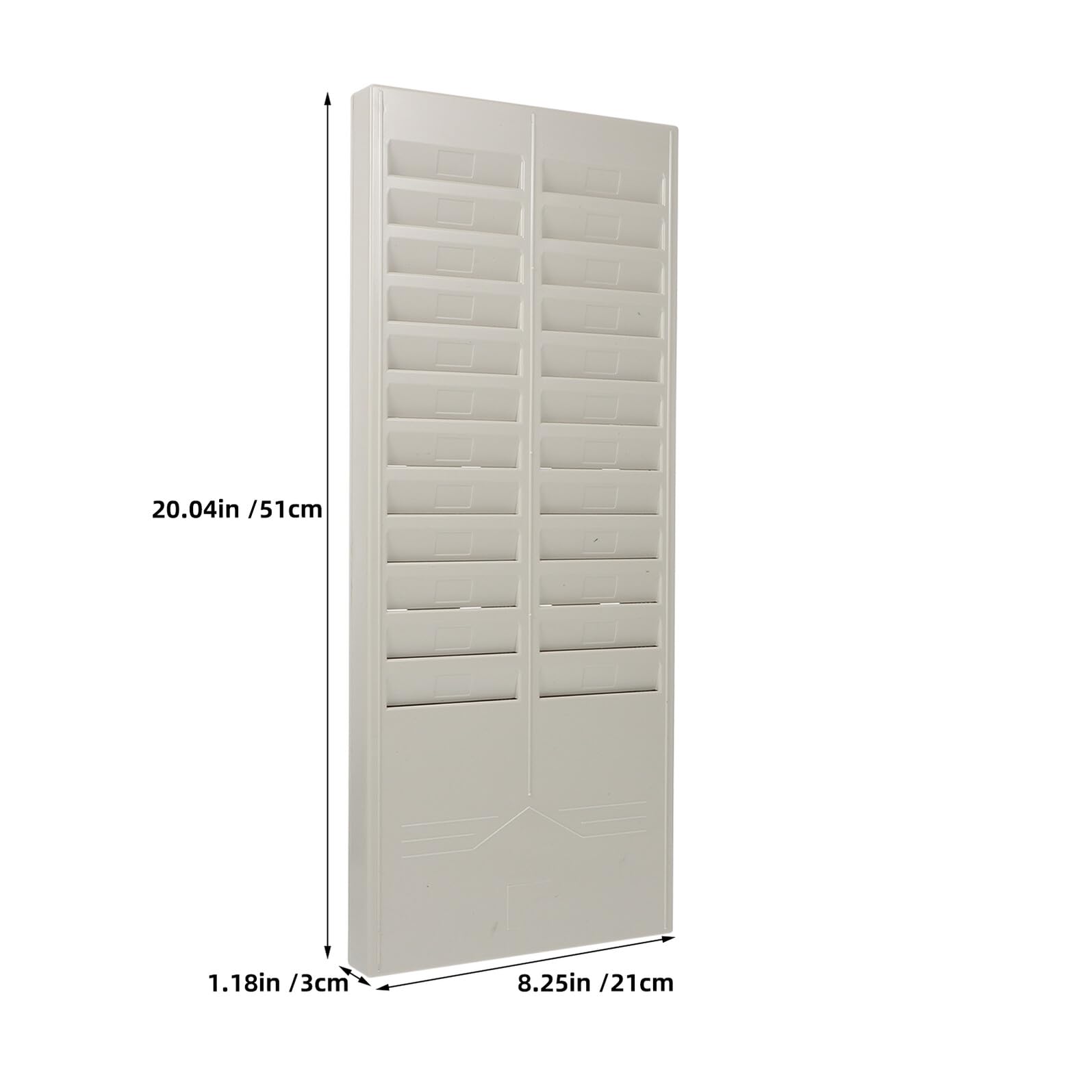 Mipcase 2pezzi Porta Tessere Da Parete e Scrivania Organizzatore Per Tessere Supporto in Plastica Resistente Per Ufficio e Magazzino