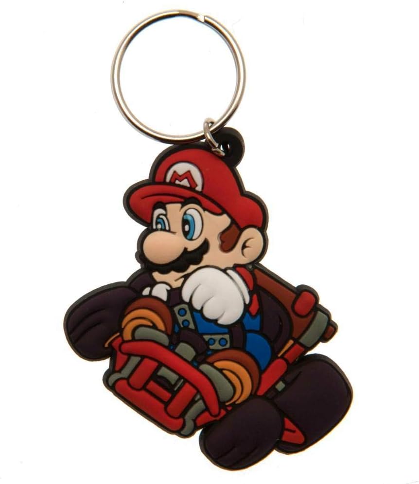 RK38709C Rubber Keychain, Multi-Colour, 4 x 6 x 1.3 cm