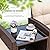 Greesum 3 Pieces Patio Furniture Sets Outdoor PE Rattan Wicker Chairs with Soft Cushion and Glass Coffee Table for Garden Backyard Porch Poolside, Beige