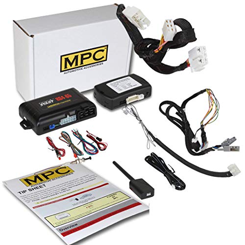 MPC Complete 5-Button Keyless Entry Remote Start Kit Compatible with Honda Civic 2012-2015 with T-Harness