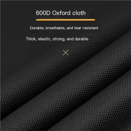 CHEMYO Strandtrolley, Campingwagen, zusammenklappbarer mobiler Wagen, Einkaufswagen für Outdoor-Camping, Picknickwagen, tragbarer Anhänger, Campingwagen, Trolley-Wagen (schwarz) – Bild 8