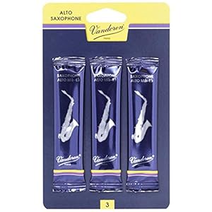 VANDOREN Reeds Alto Sax 2 Traditional (3 Pack)