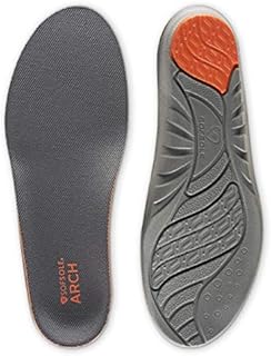 Sof Sole mens High Arch Performance Full-length Insole, Grey, 11-12.5 US
