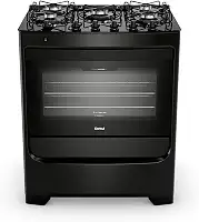 Fogão 5 bocas Consul mesa de vidro preto - CFS5VBE Bivolt