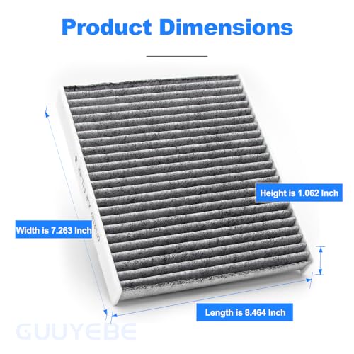 Image of Cabin Air Filter With Activated Carbon,For Toyota 2018-2026 Camry Corolla RAV4 Highlander Sienna,For Subaru Crosstrek Impreza,For Mazda CX9 CX-9,For Lexus RX350 ES350 TX350,For CF12157 CV12157