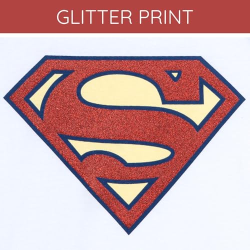 Image of DC Comics Justice League Girls' Glitter Graphic T-Shirt Toddler to Big Kid