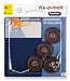 Produktbild fix-o-moll Universal PTFE Gleiter mit Schraube 30 mm 4 Stück braun, 3566446