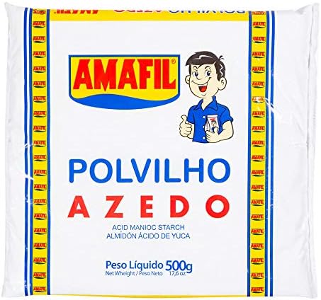 Sour Manioc Starch Amafil - 17.6 oz | Polvilho Azedo Amafil - 500g