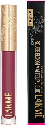 Lakme Rouge Bloom Matte Lip Liquid Blushing Bae 204-3.5ml