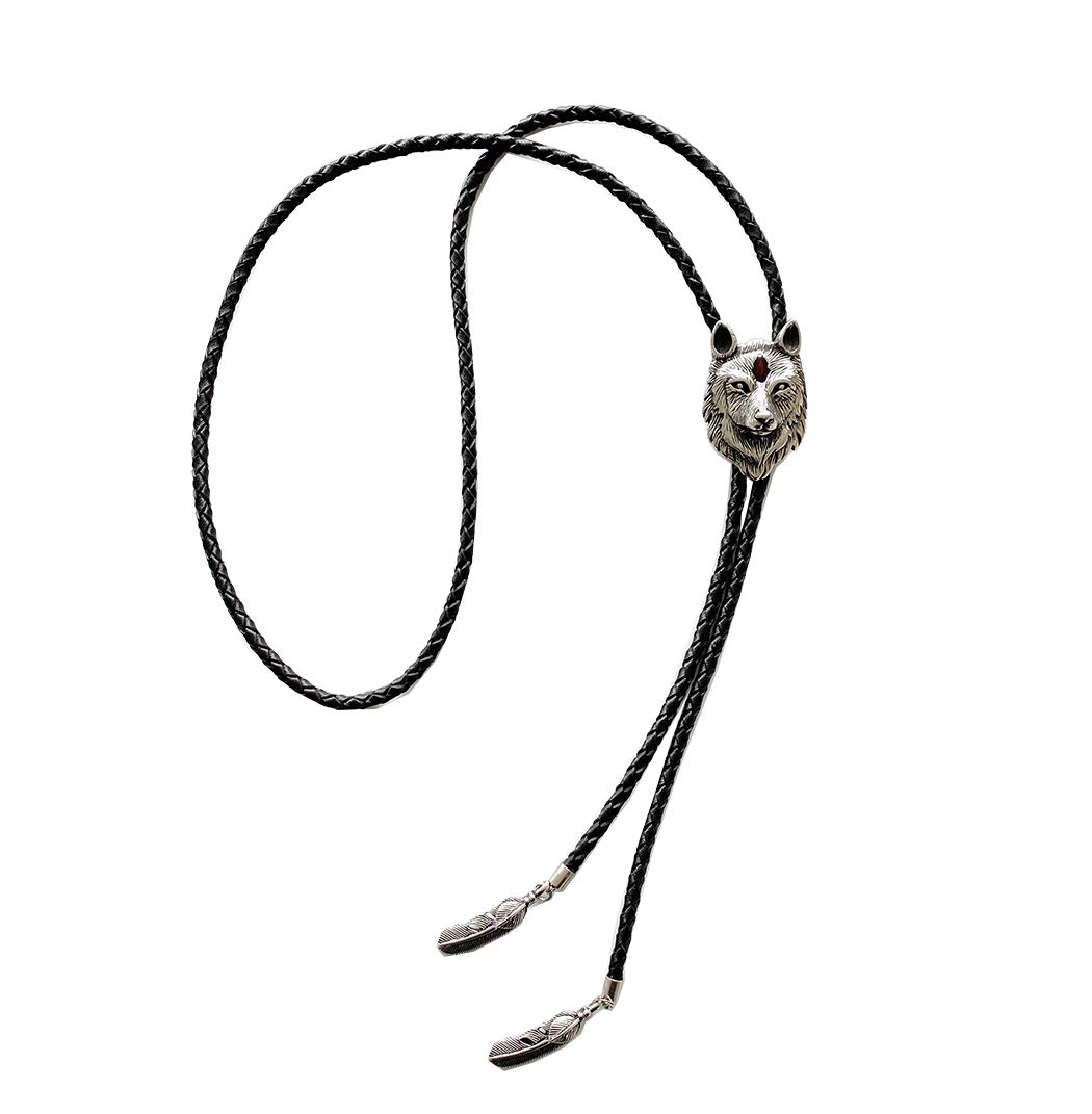 Krawaty vintage, Kowbojski naszyjnik, krawat Bolo ze stali nierdzewnej w stylu vintage