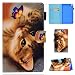 Produktbild Hülle für Samsung Galaxy Tab A7 Lite 8,7 Zoll 2021 Schutzhülle SM-T220/T225 Leichte PU Leder Flip Cover Case Ständhülle mit Kartentasche Stifthalter, für Galaxy Tab A7 Lite 8,7, Süßes Muster