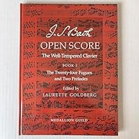 Johann Sebastian Bach Open Score: The Well-Tempered Clavier 0962023817 Book Cover