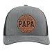 Worlds Best Papa Hat - Papa Gifts from Grandkids Grandchildren - Fathers Day Christmas Birthday Gifts - Pregnancy Announcement for Grandparents - Best Grandpa Gifts - Richardson 112 Trucker Hat