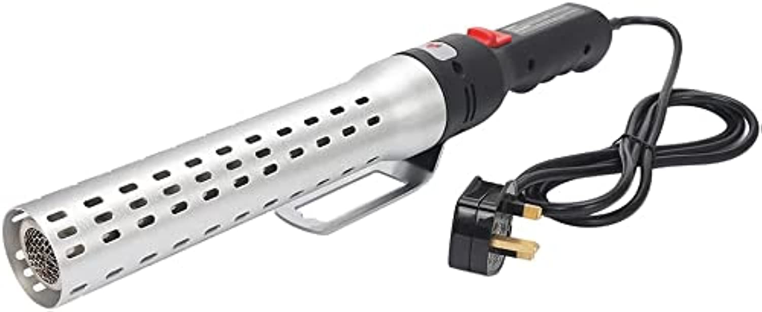 MISBAH Electric Charcoal Fires tarter Lump, Fast Stainless Steel Electrical Torch Fire Starter Lighter, Built-In Thermal Safety Switch Design, Non-Toxic And Easy To Operate (COLOR MAY VARY)