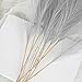 U-LIAN 36PCS Grey Faux Pampas Grass 21.7 Inch, Small Artificial Pampas Grass Decor for Vase, Fake Fluffy Floral, Artificial Dried Flowers, Dry Plant Home Wedding Boho Decor
