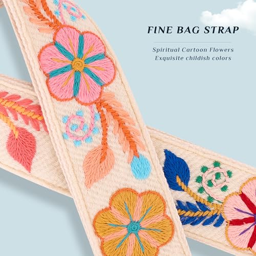 Image of chushui Knit Purse Strap,Replacement Crossbody Wide Adjustable Shoulder Strap for Bag Handbag