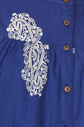 Image of Amazon Brand - Myx Women Cotton Regular Fit Casual Kurti (Available in Plus Sizes)