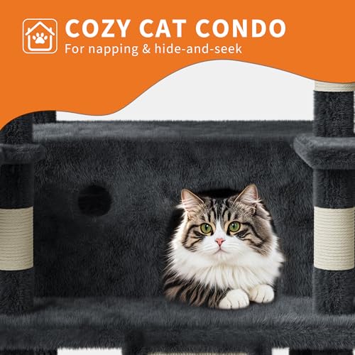 Árbol para gatos multi-nivel de 68.5 in para interiores miniatura 4