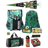 Kinder-Schulranzen Komplett-Set. Geeignet ab der erste-n Klasse der Grund-schule.