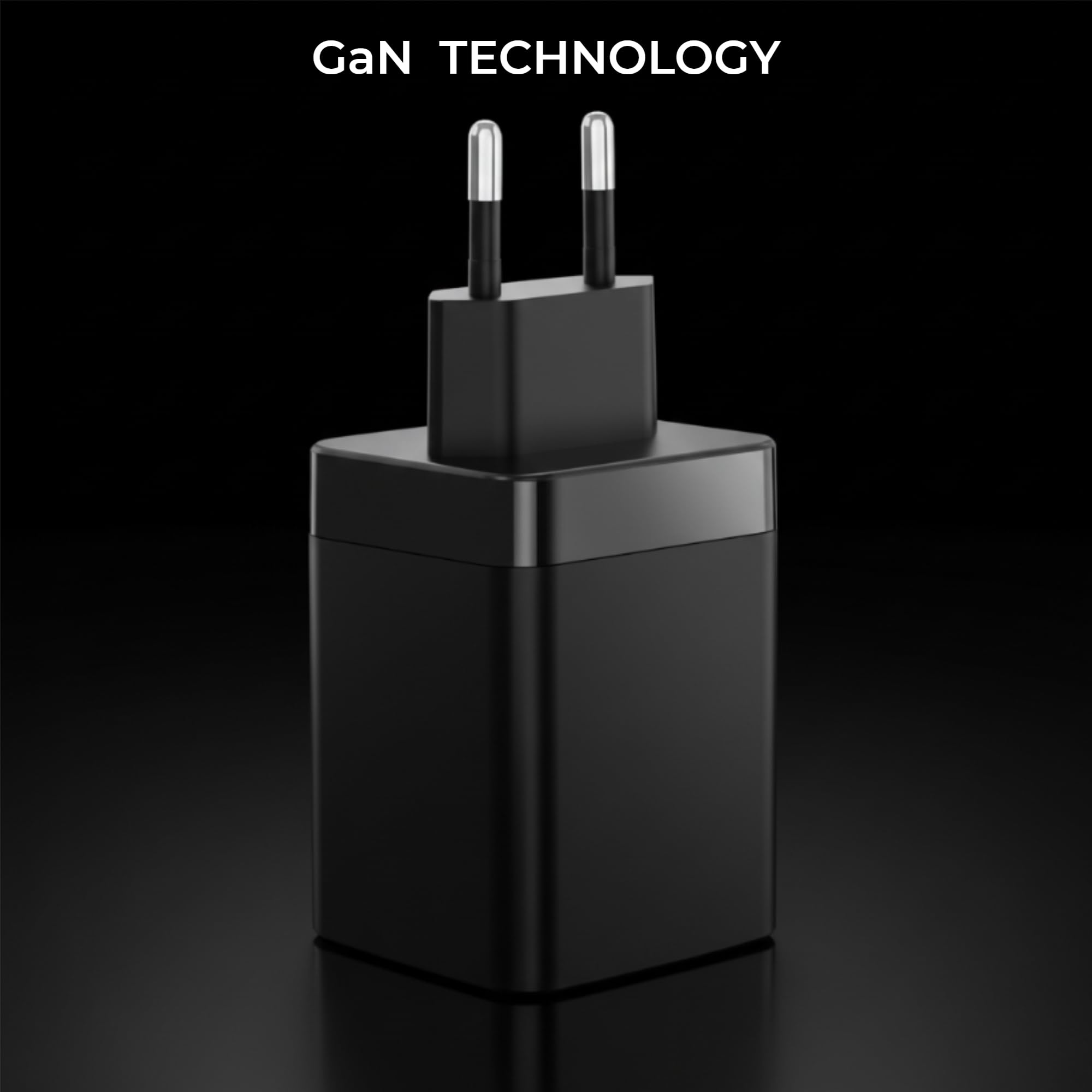 Mars Gaming MD-GAN65R Caricatore USB-C 65W GaN Ricarica Rapida QC 3.0 PD 3.0 Cavo Retrattile 65cm USB-A USB-C Spina Europea Tipo C Nero