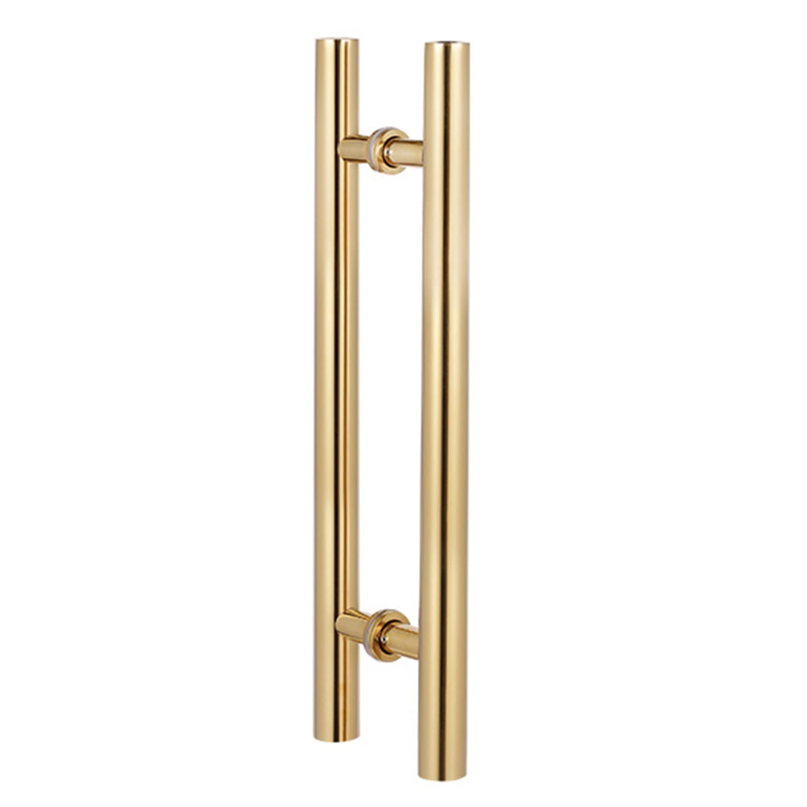 GYRAZXS Round Door Handle,Stainless Steel Door Pull with Screws,0.6m/0.8m/1m/1.2m/1.5m/1.8m Long,Pull Grab for Solid Core Door,Barn Door,Wood Gate,Front Door (Color : Gold,Size : 120cm/47.