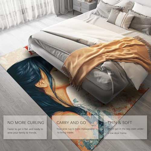 Machine à Tapis 180x240cm lavable et pliable Amour esthétique