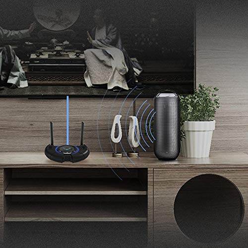 Receptor transmissor sem fio visual com tela de LED para receptor transmissor sem fio AAC SBC APTX H