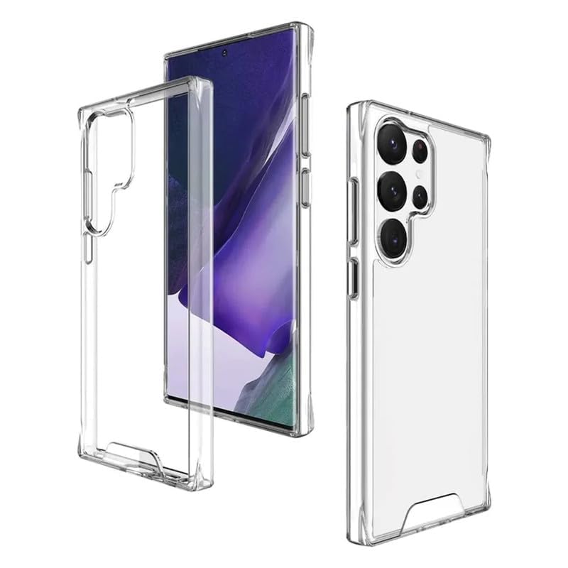 Image of Case Creation Brand - Mobile Cover for Samsung Galaxy S24 Ultra (Soft & Flexible Back Case), Transparent