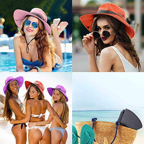 Sun Hats For Women Beach Hat Ponytail Hat Womens Sun Hat With Ponytail Hole Purple #TOP6