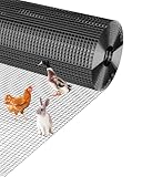 Dimensions pratiques: Le rouleau mesure 30 mètres de long sur 0,9 mètre de large, offrant une couverture suffisante pour clôtures et cages à volaille, facilitant l'installation et la gestion de l'espace.