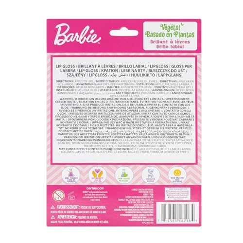 Barbie–Townley Girl Movie 7-teiliges veganes Lipgloss-Make-up-Set für Mädchen ab 3 Jahren, perfekte Partygeschenke, Geburtstagsgeschenk
