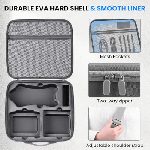 Image of ZORBES Compatible with Mavic 4 Pro Drone Travel Bag, EVA Hard Case