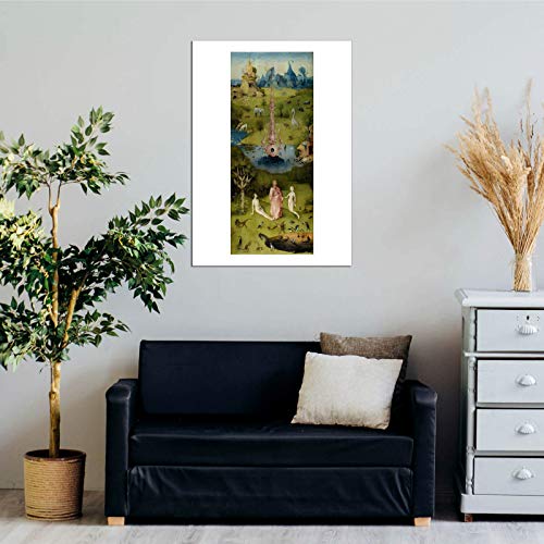 Affiche encadrée Hieronymus Bosch Garden of Eden grand format XL pour habiller un grand mur - 2