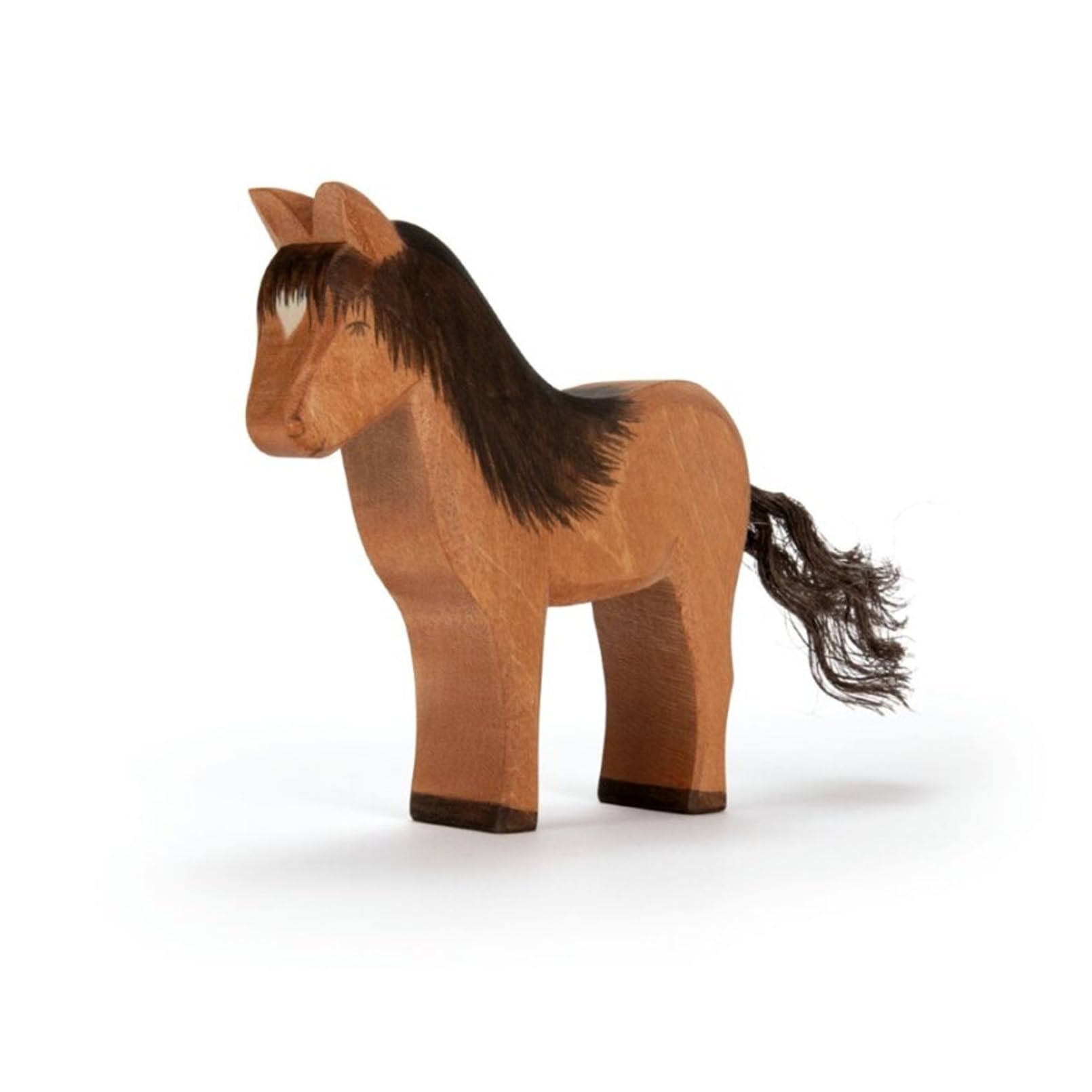 Ostheimer - 11119 - Islandpferd Hrokur, Holz, Handarbeit, 12,2cm x 11,9cm x 3cm