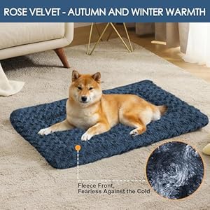 Dog Bed Mat – Soft & Durable Dog Crate Mat, Comfortable Dog Crate Pad for Crates, Kennels & Beds, Reversible Dog Bed Mats, Perfect Dog Crate Mat & Bed for Dogs & Cats Dog Bed Mat–Soft Durable Dog Crate Mat Comfortable Dog Crate Pad for Crates Kennels Beds Reversible Dog Bed Mats Perfect Dog Crate Mat Bed for Dogs Cats