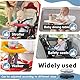 Juguta 2 Stück Kindersicherheitsgurt Schnalle Gurt, Verschluss Kindersitz Gurt Sicherung, Abschnallschutz Kindersitz, Gurtsammler Kindersitz, Autositz Brustgurt Clip für Autositze Kinderwagen