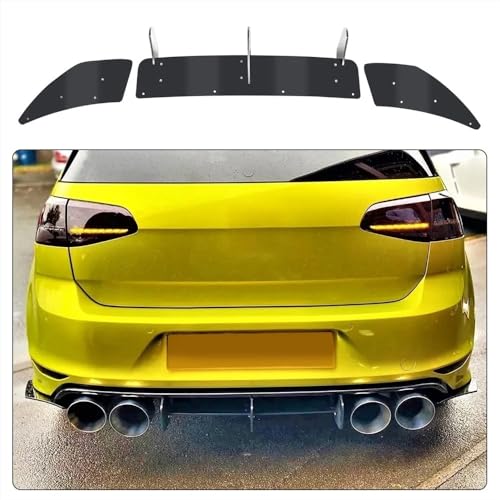 Diffuseur arrière pour Golf 7 R 2013-2016 valence de pare-chocs MK7