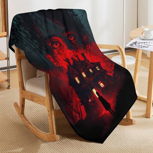 Couverture super douce et moelleuse style horreur pour cocooning - 8