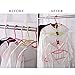 Bondream 50 pcs Mini Cascading Hanger Hooks Connector for Stack Clothes and Make Your Closet Space-Saving, Black
