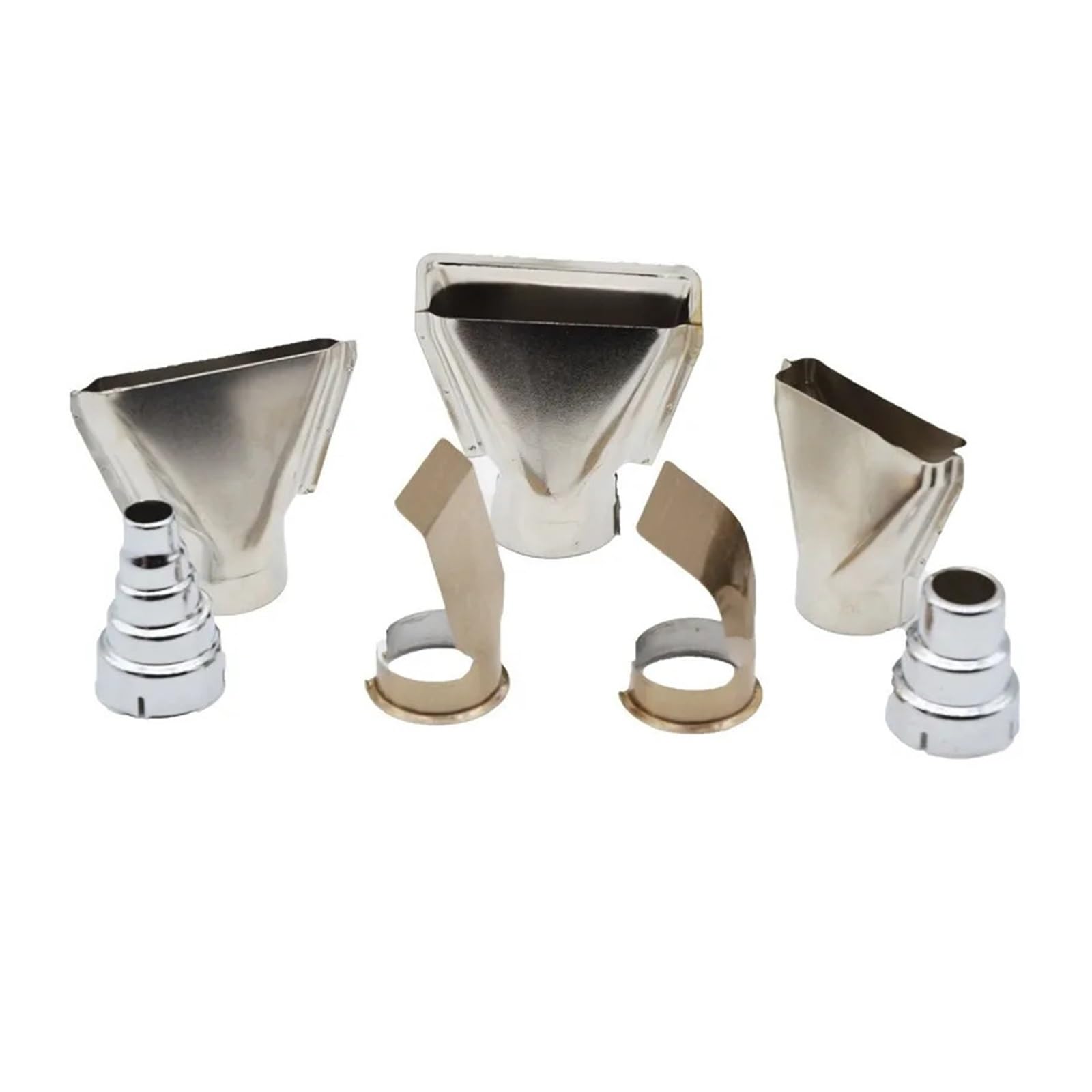 Kit ugelli ad aria calda da 9 pezzi, tubo di raccolta for pistola termica portatile universale | Teste tonde e piatte a tre/cinque strati for lavori di riscaldamento
