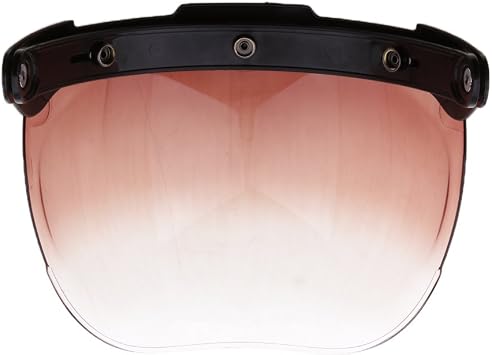 Bubble Shield 3 Snap Motorcycle Helmet 5 for biltwell bonanza