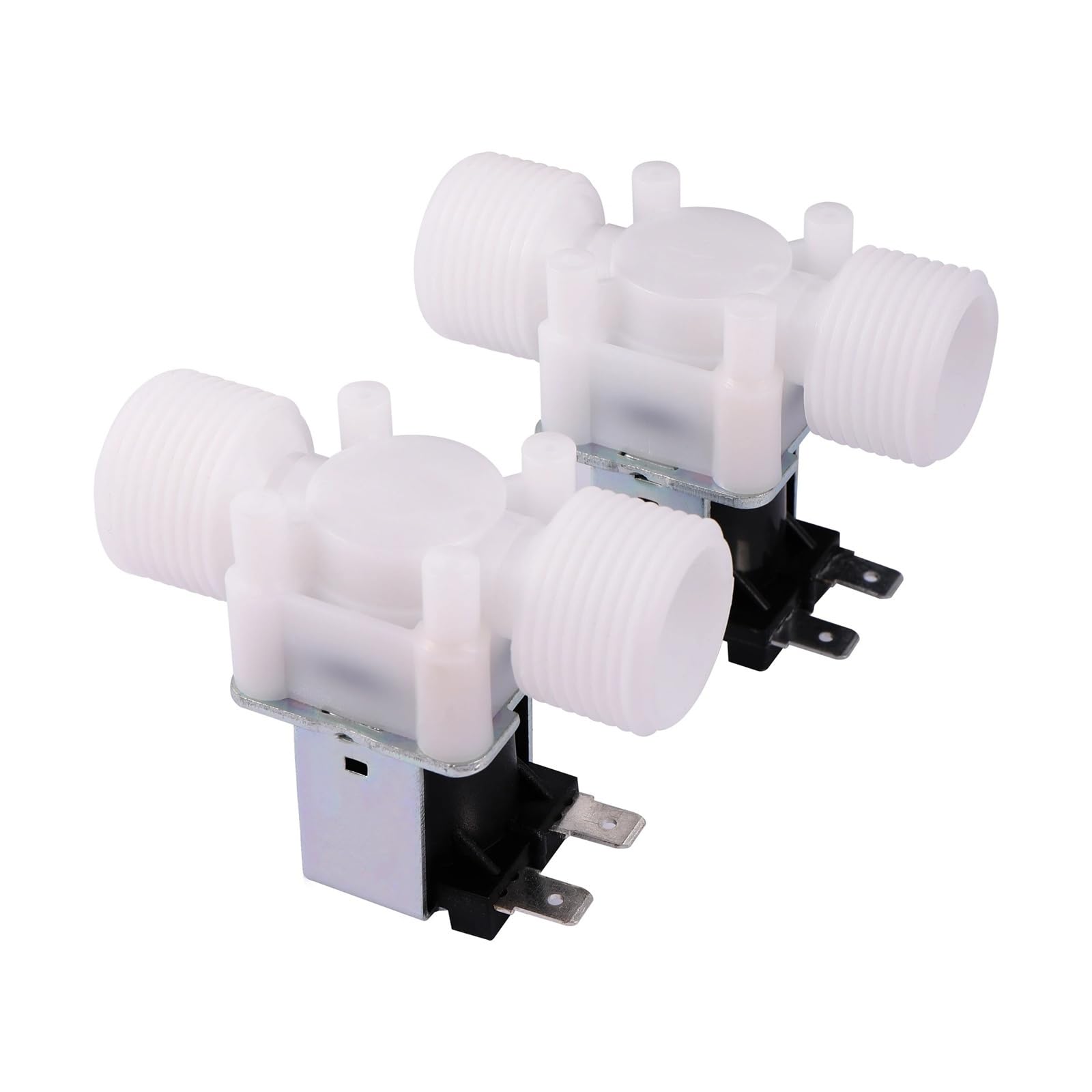 Válvula solenoide 12V evita inundaciones bloqueando el paso de agua con rosca de 1/2"