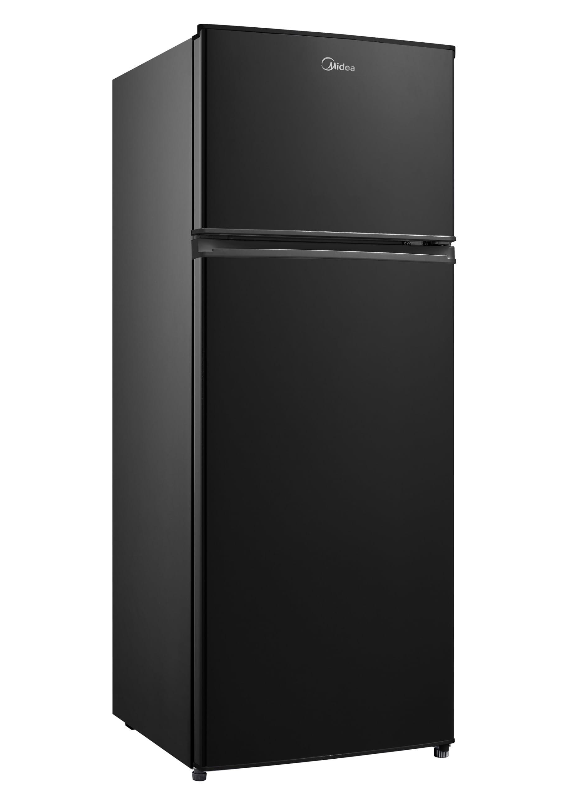 Midea MERT210FGE30 Frigo-congelatori doppia porta 204 L, Congelatore da Montare in Alto, 176kWh/annum, controllo della temperatura regolabile, Luce LED, Nero